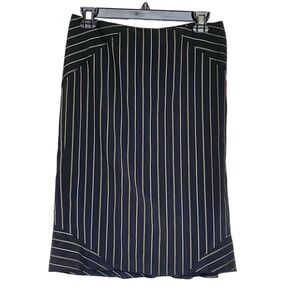 Ideology Womens Skirt Sz 2 Striped Business Wear Office Work Corpcore Corporate